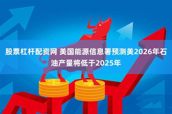 股票杠杆配资网 美国能源信息署预测美2026年石油产量将低于2025年